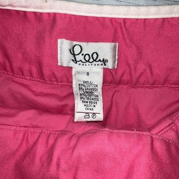 LILLY Pulitzer White Label Golf Skort Pink Size 0 Vintage - Picture 9 of 9